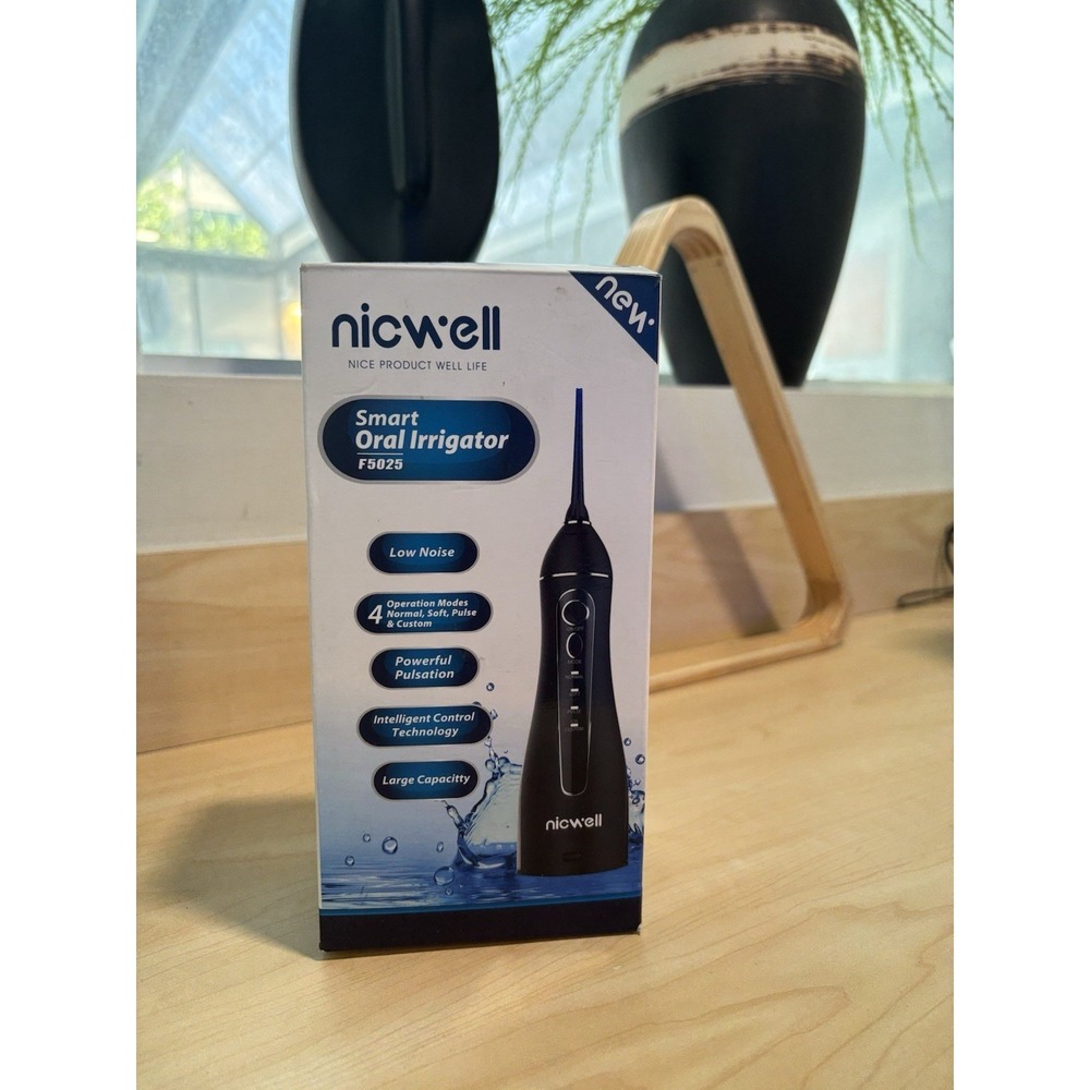 Brand new in box Nicwell Smart Oral Irrigator F5025 Black